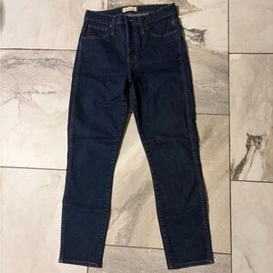 Madewell High Rise Women Jeans - Dark Blue